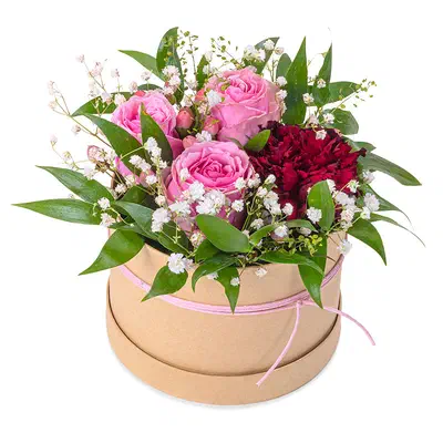 Flower Box Delikatny – zdjęcie bukietu